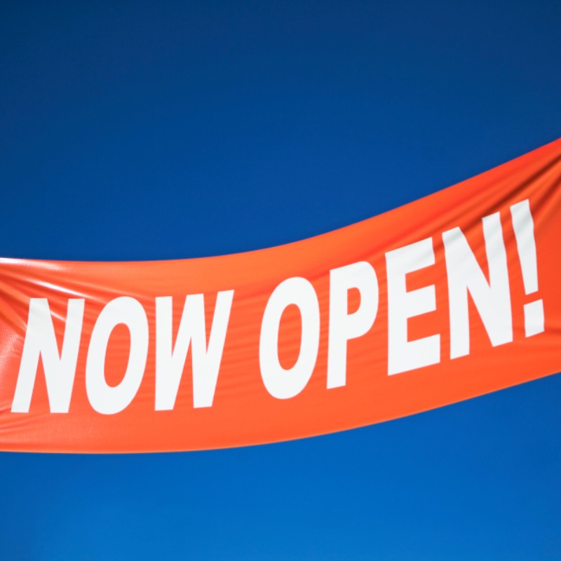 Now Open Sign for small businesses - ZenBusiness Article in TechCrunch